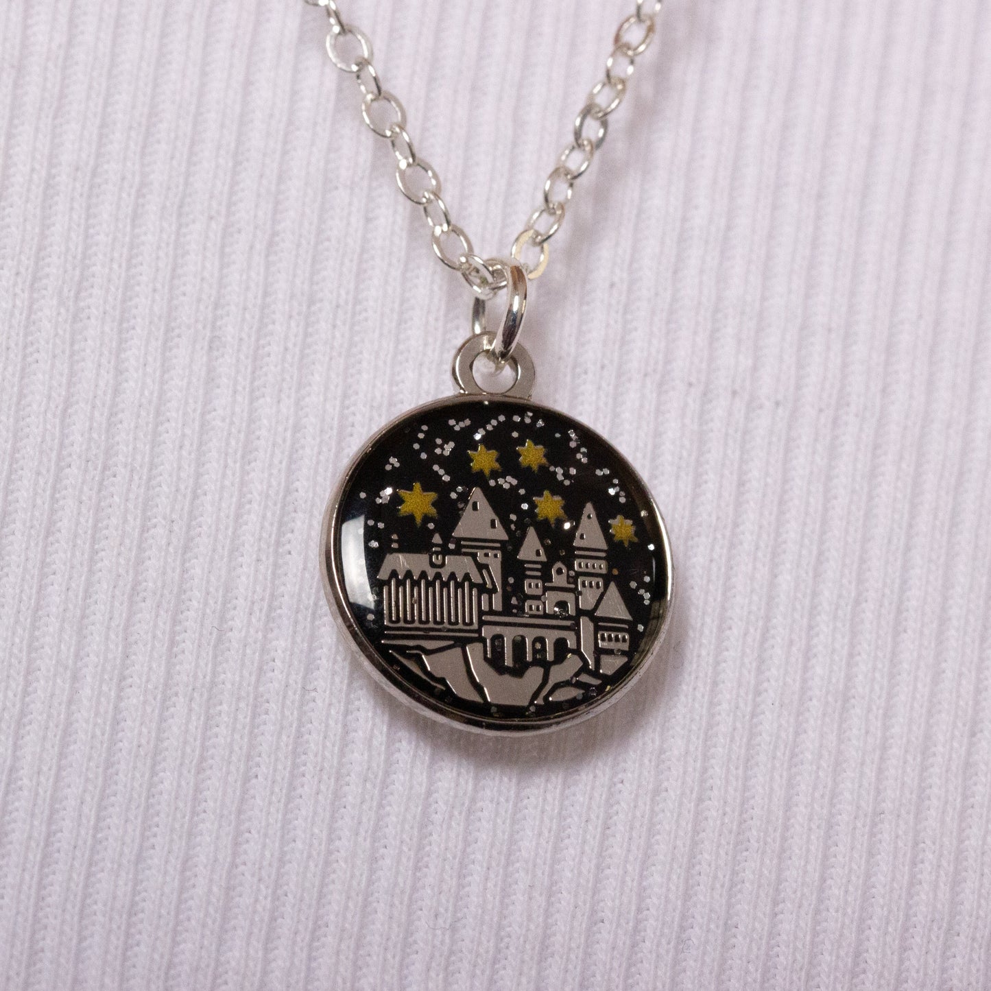 Harry Potter Hogwarts Castle Charm Necklace