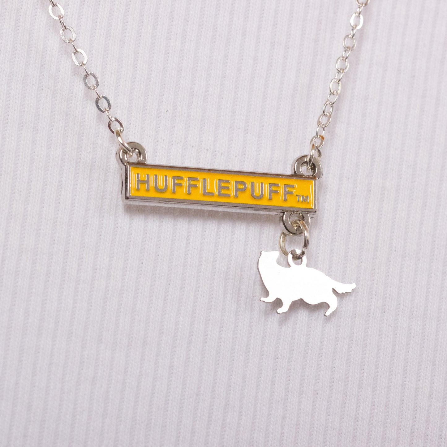 Kellica Harry Potter Hufflepuff Bar Necklace
