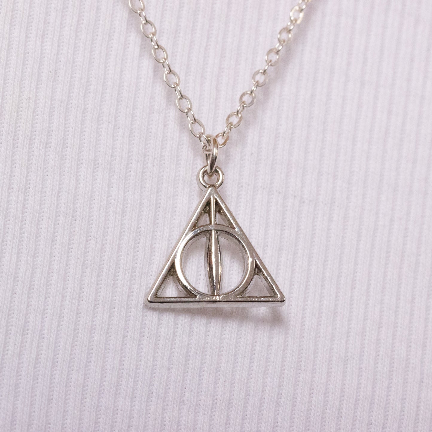 Collier Reliques de la Mort Harry Potter - Argent