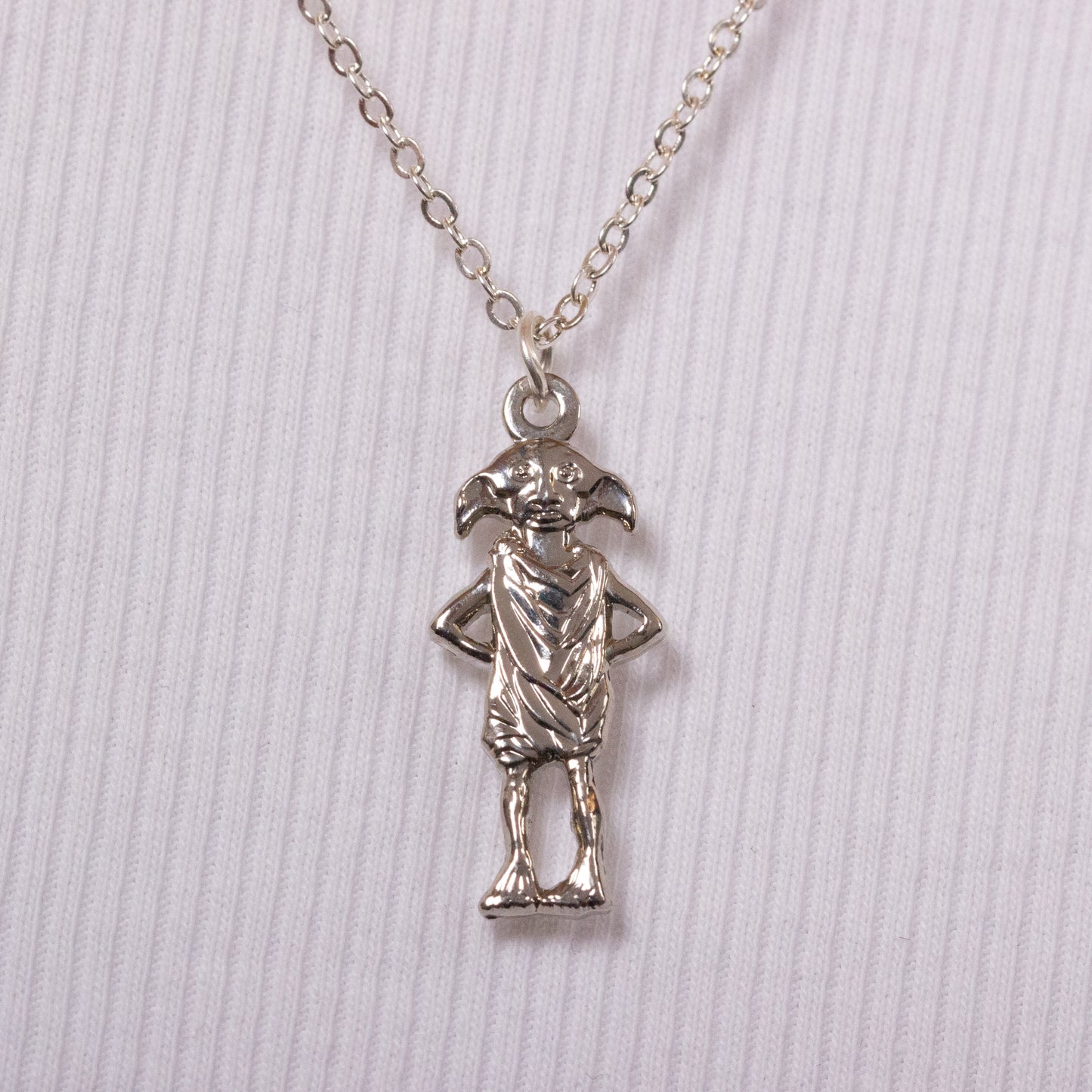 Harry Potter  Dobby the House Elf Necklace - Silver