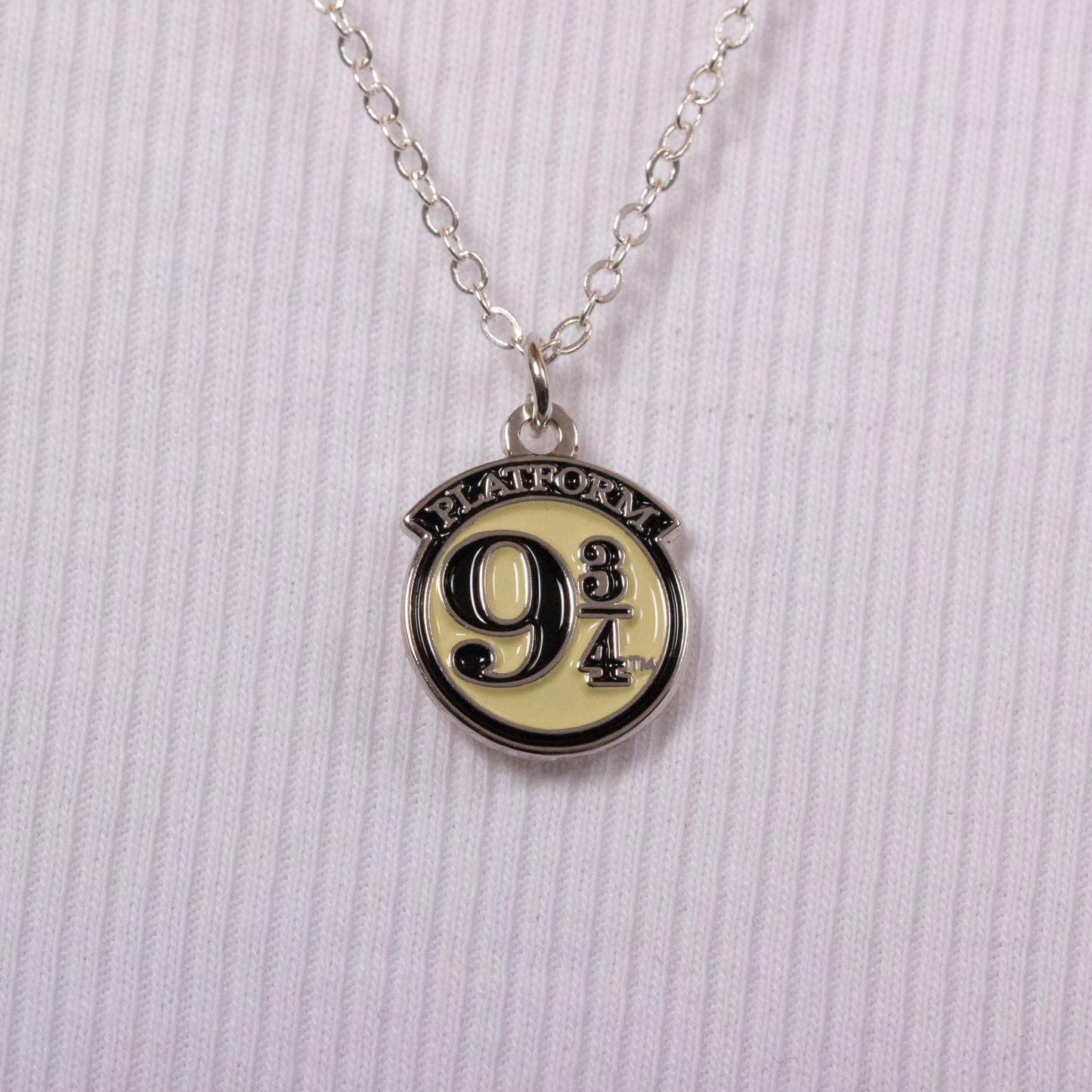 Harry Potter  Platform 9 3/4 Necklace - Silver