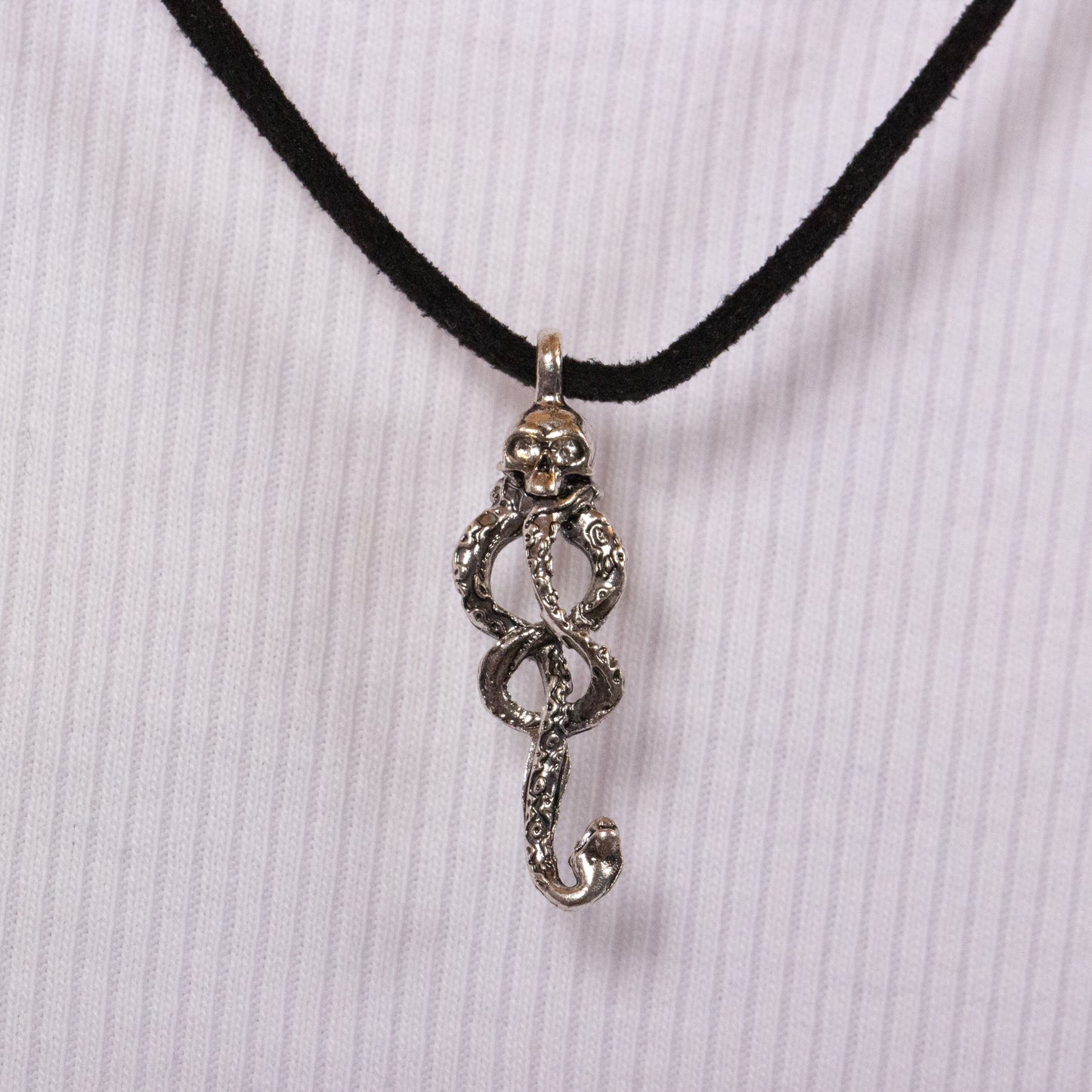 Collier Choker Harry Potter Dark Mark Tattoo - Noir