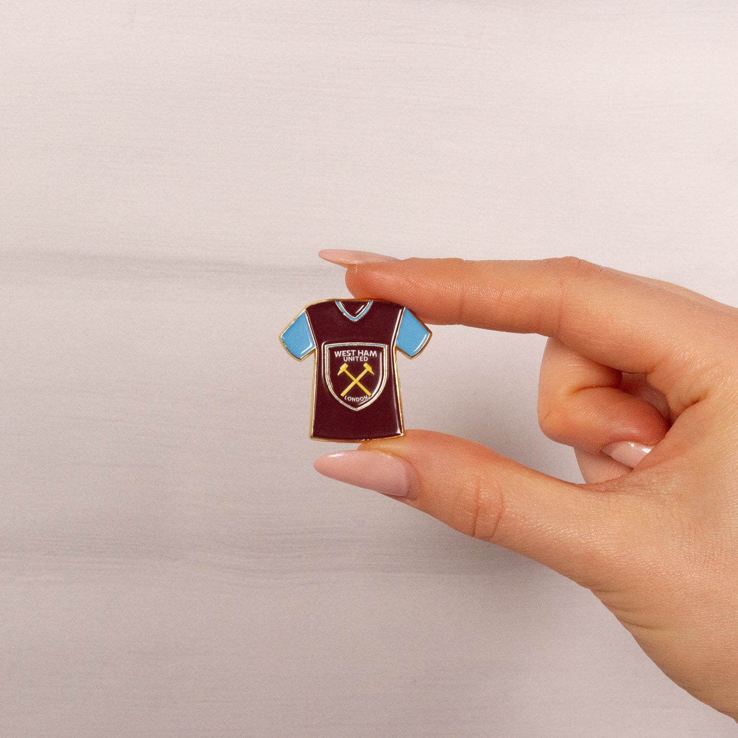 West Ham Shirt Pin Badge with Crest