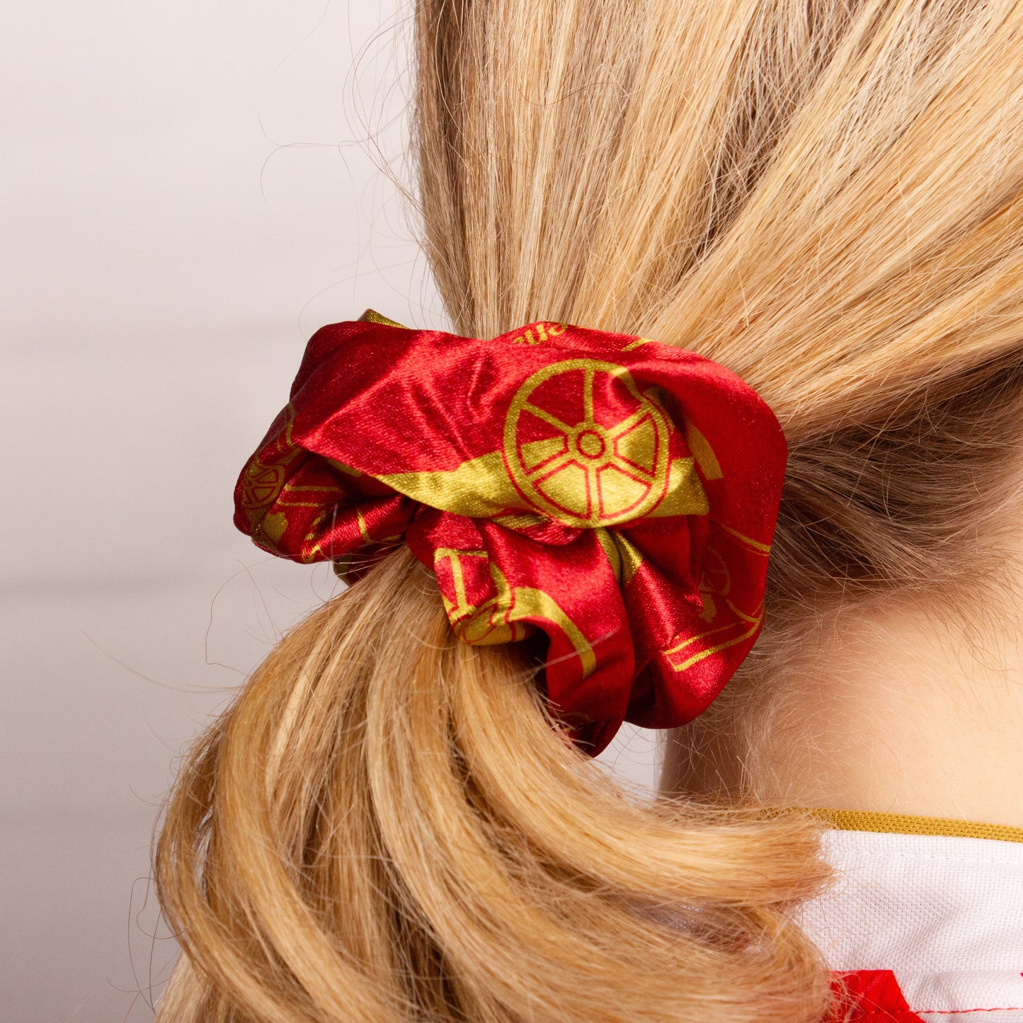 Arsenal Football Club Crest and Cannon Hair Scrunchie