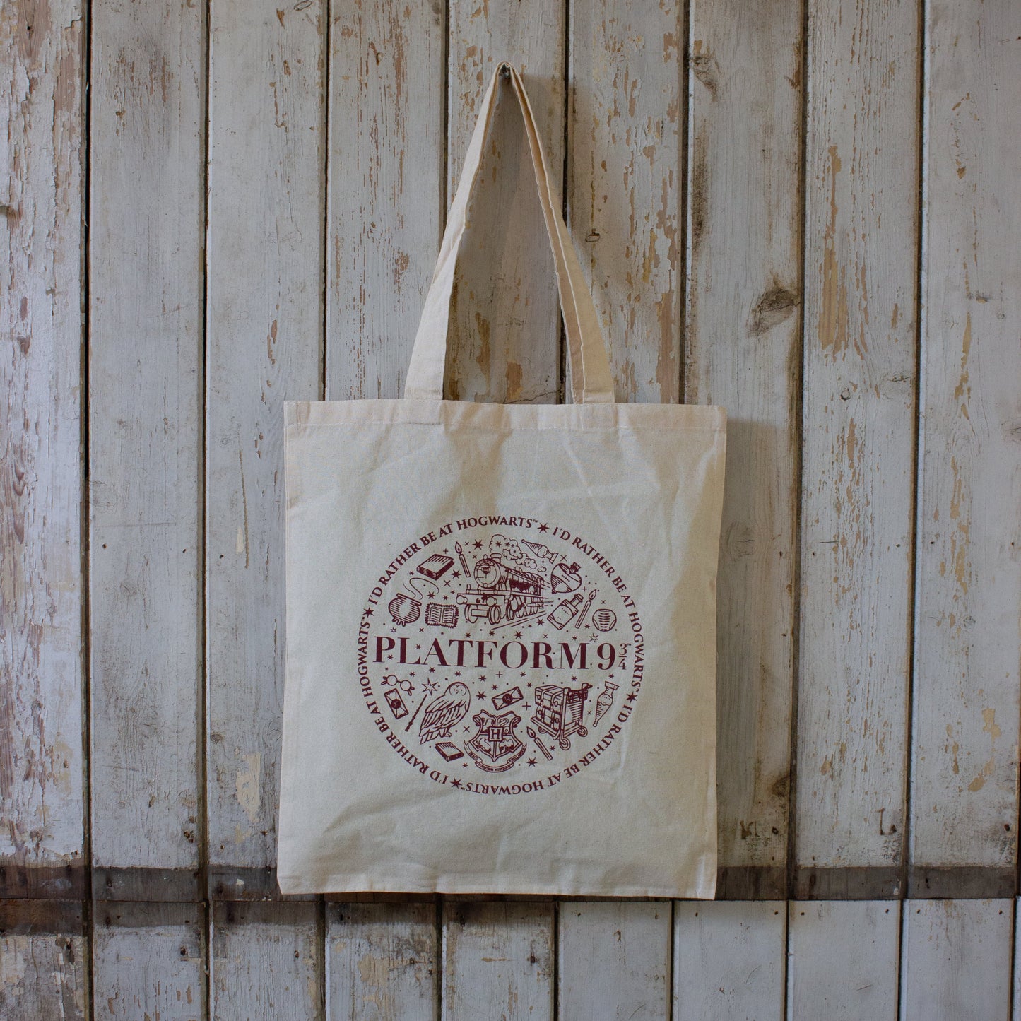 Harry Potter Cotton Platform 9 3/4 Tote Bag
