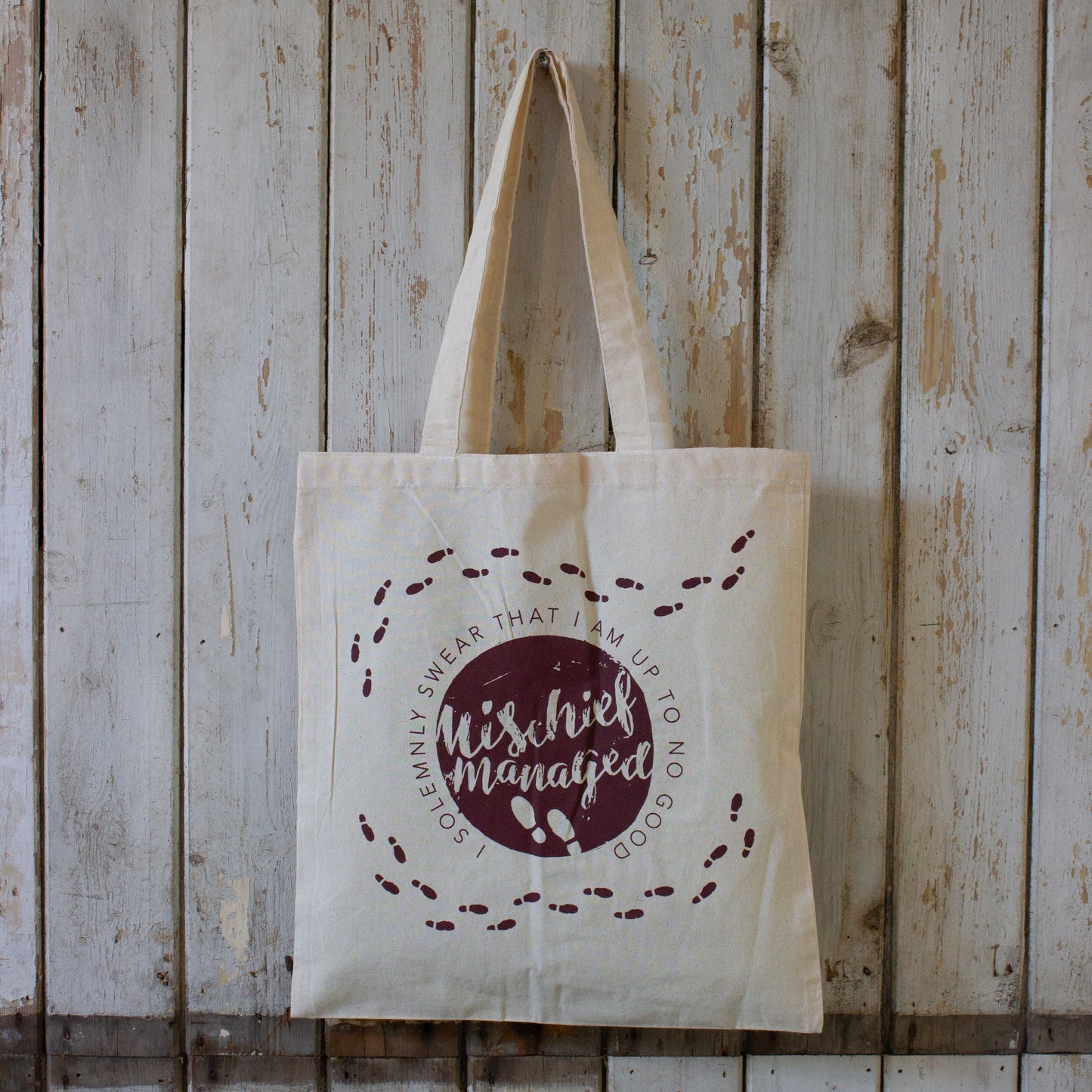 Harry Potter Cotton Marauders Map Tote Bag