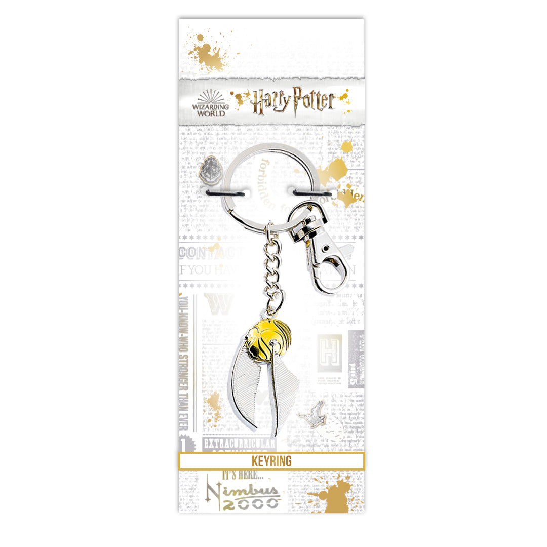 Harry Potter Golden Snitch Keyring - Silver