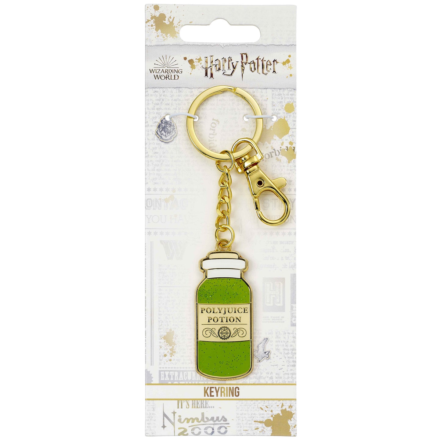 Harry Potter Glow in the Dark Polyjuice Keyring - Green
