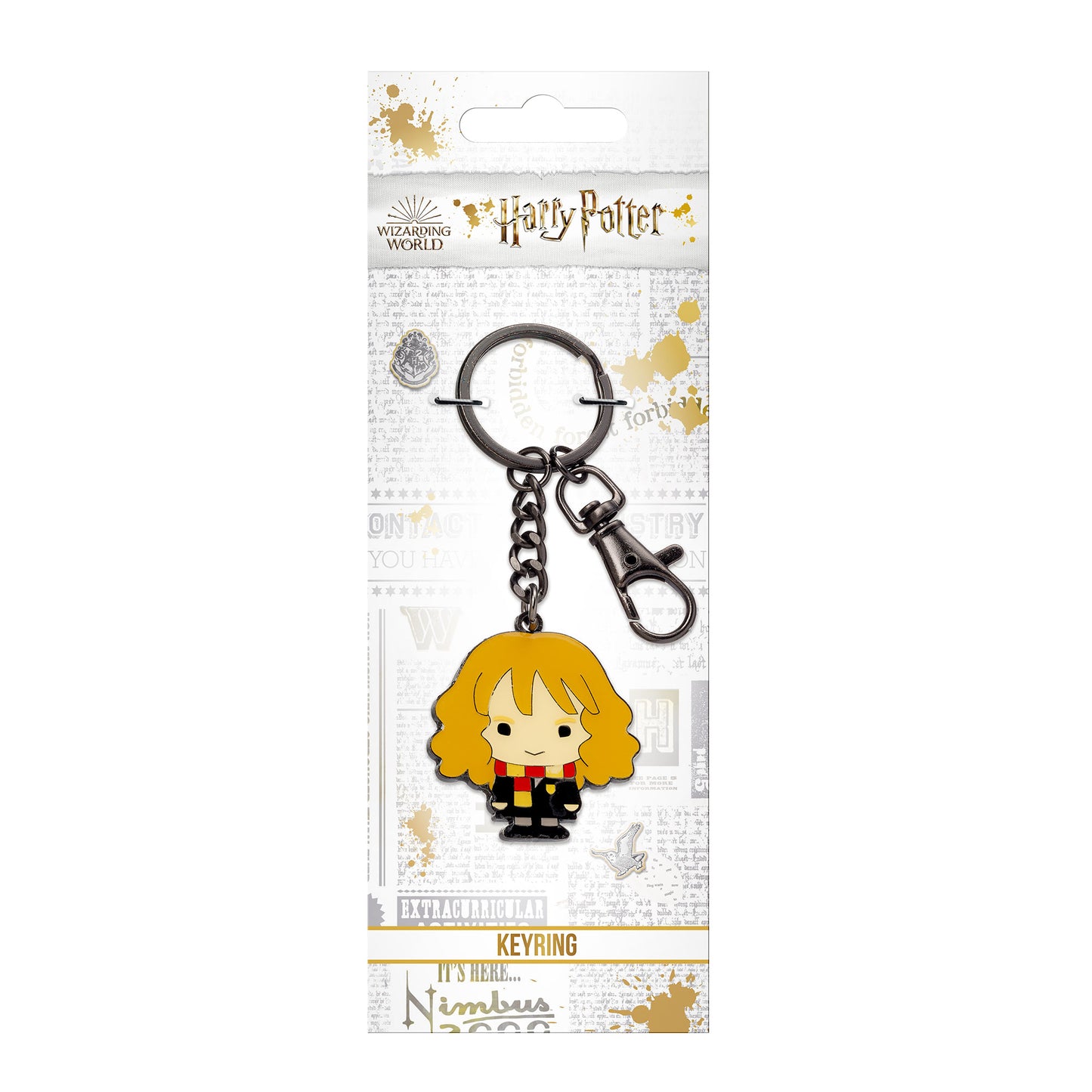Harry Potter Hermione Granger Chibi Style Keyring - Yellow