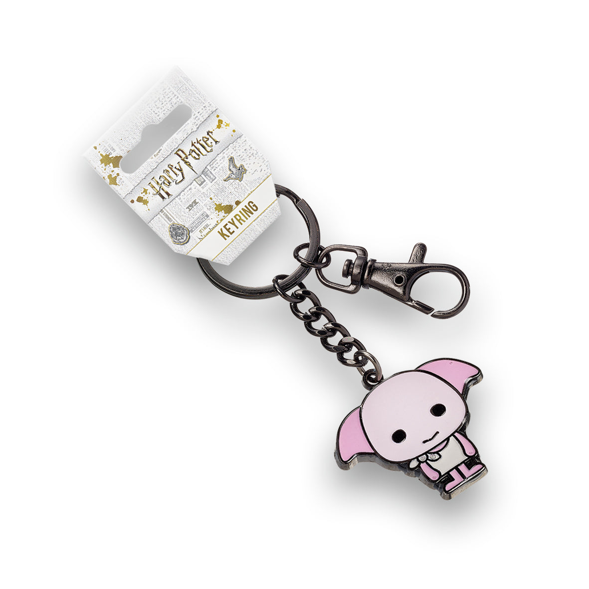 Harry Potter Dobby the Elf Chibi Style Keyring - Pink