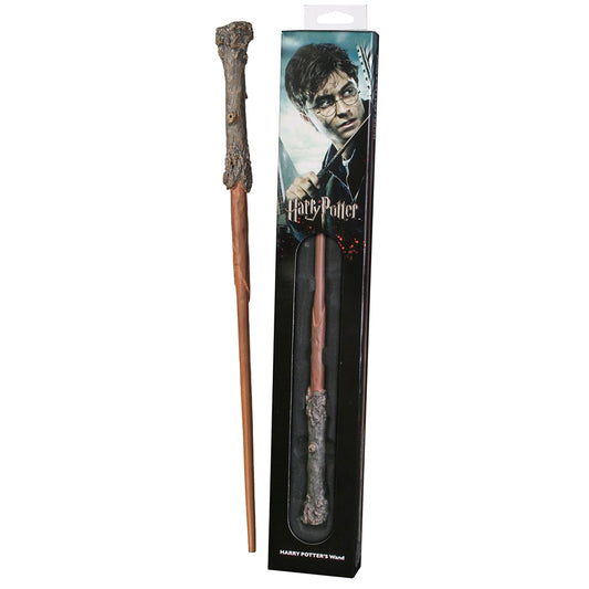 Réplique d'accessoire de baguette Harry Potter avec boîte à fenêtre - Marron