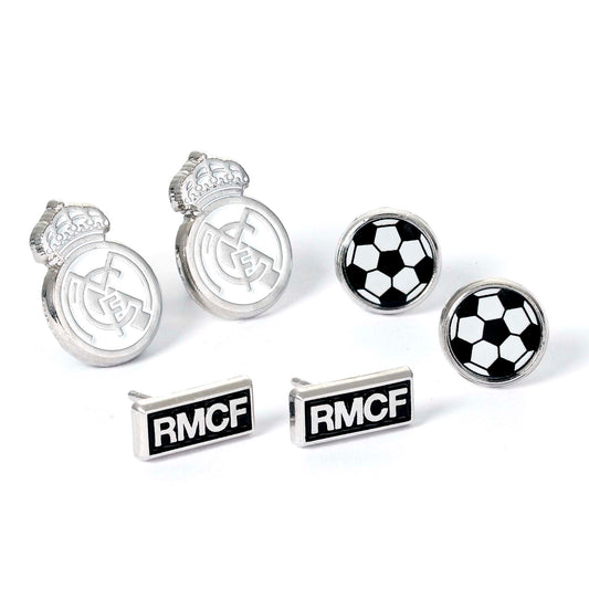 Real Madrid Set of 3 Stud Earrings