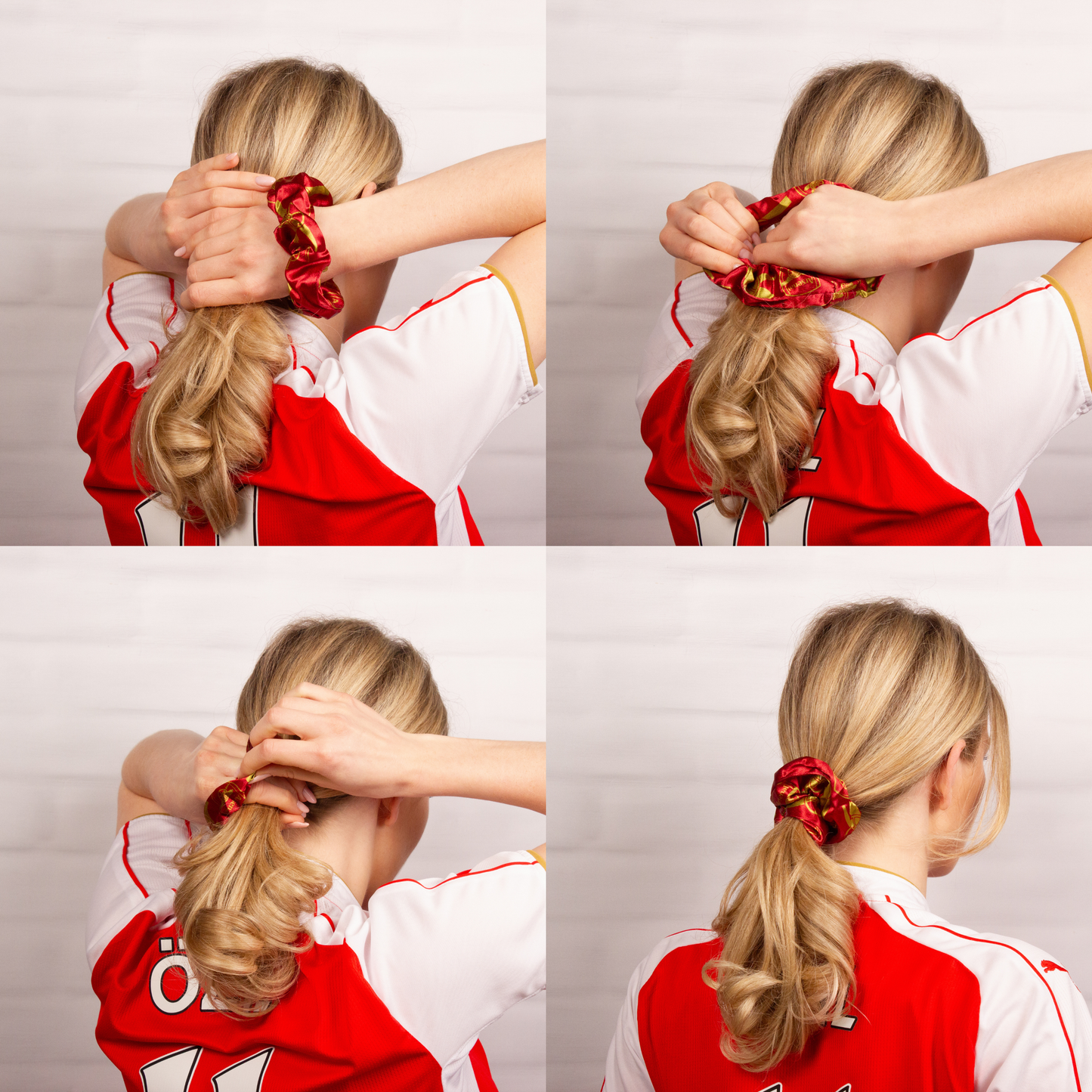 Arsenal Football Club Crest and Cannon Hair Scrunchie