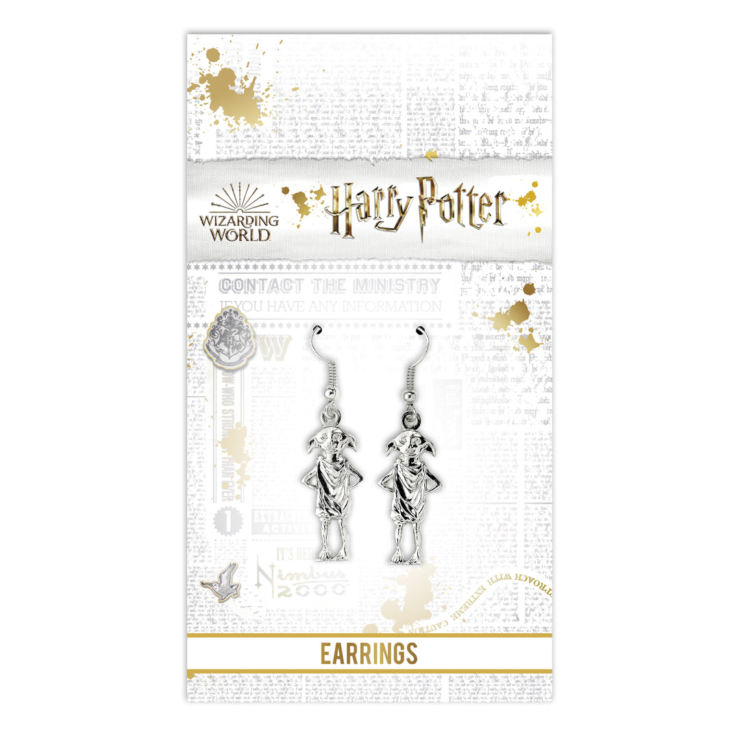 Harry Potter  Dobby the House-Elf Drop Earrings - Silver