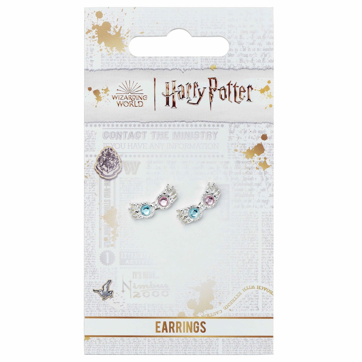 Boucles d'Oreilles Tige Kellica Harry Potter Luna Lunettes