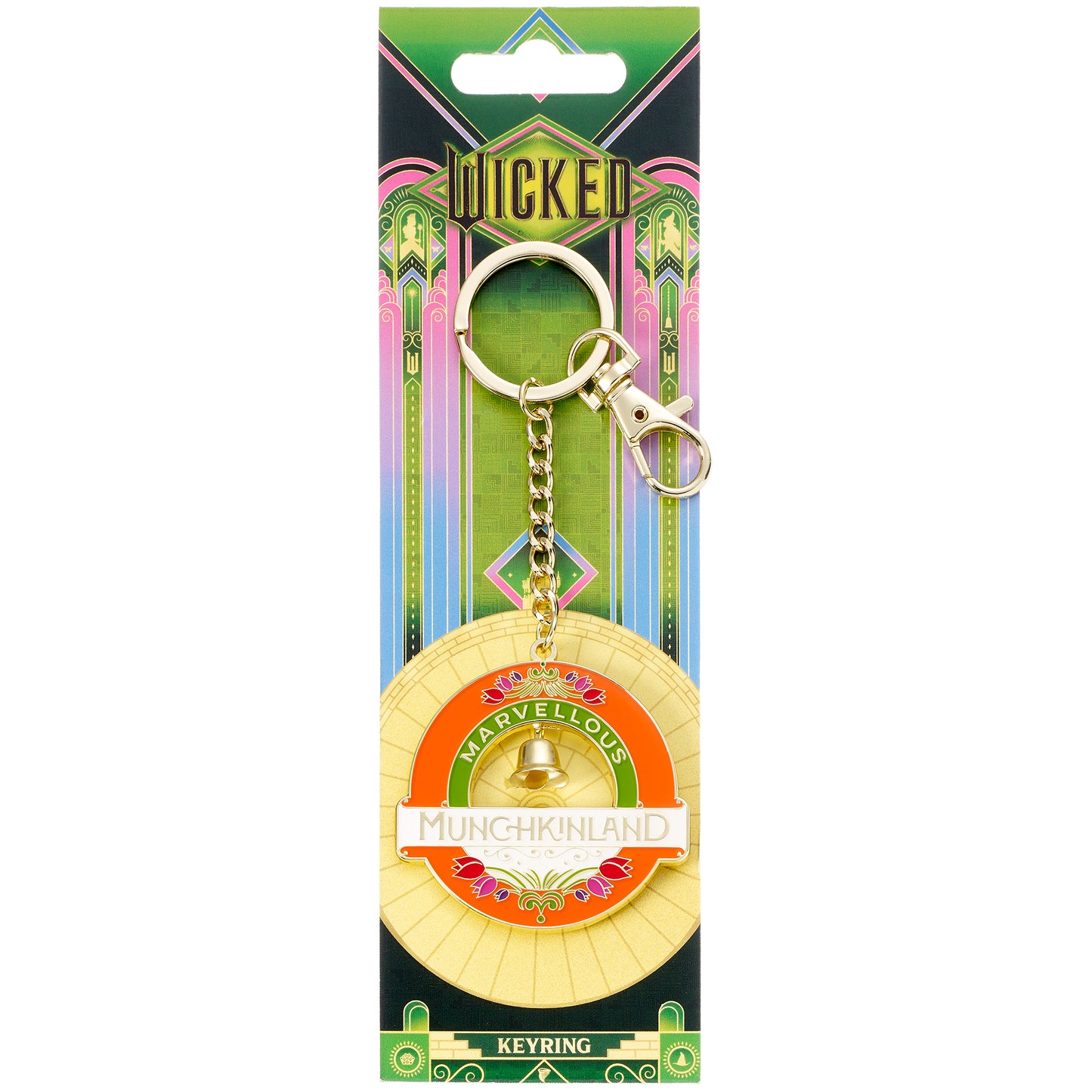 Wicked For Good Munchkinland Keyring