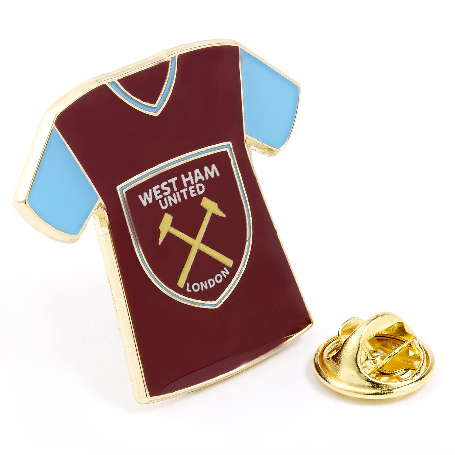 West Ham Shirt Pin Badge with Crest