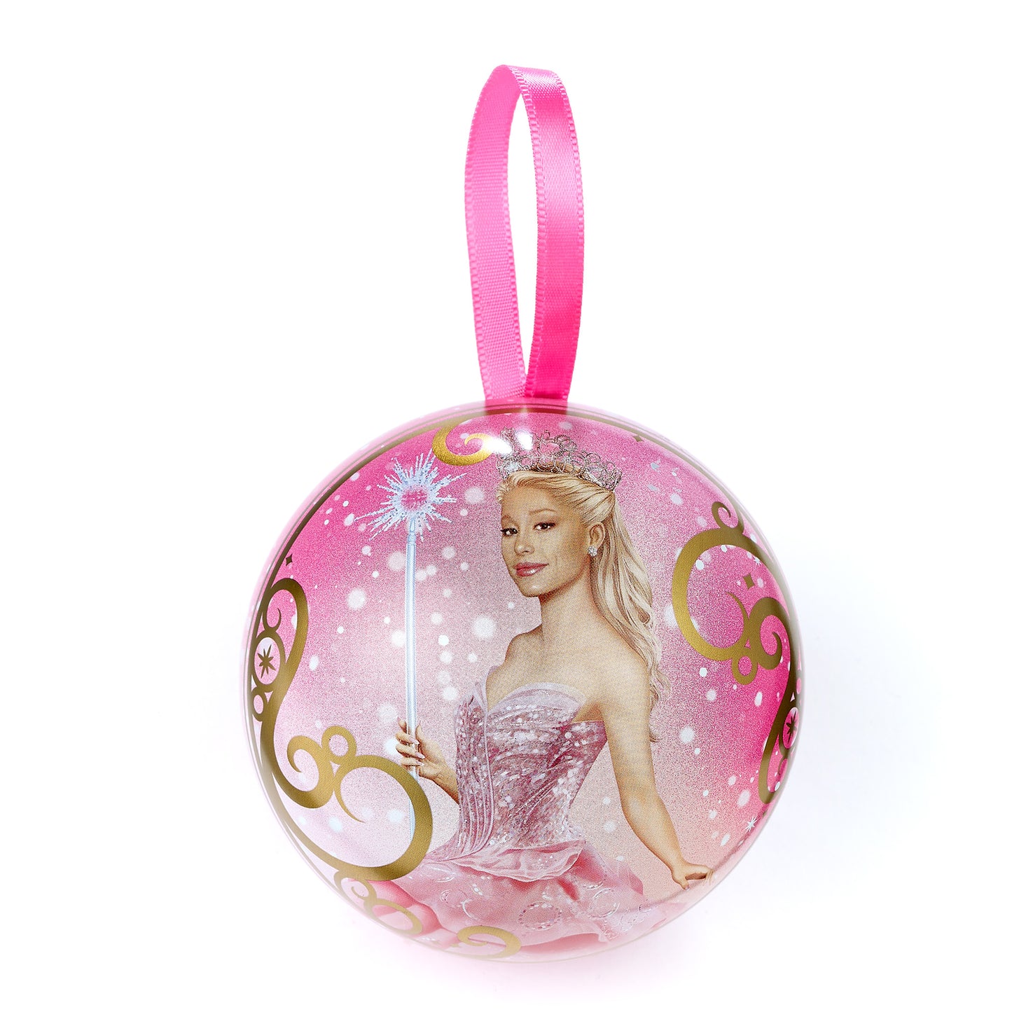 Wicked Glinda Pink Shiz University Gift Bauble with Necklace Inside