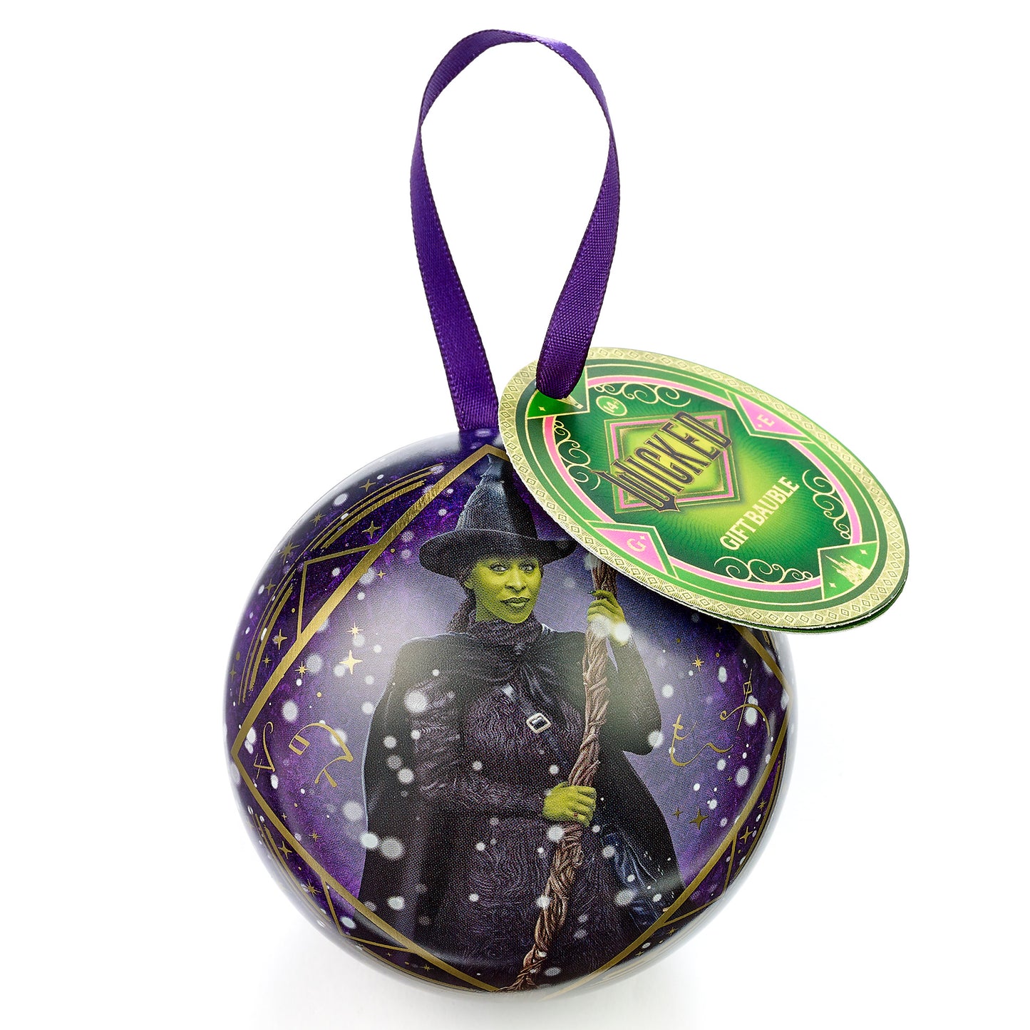 Wicked Elphaba & Blue Shiz University Gift Bauble with Necklace Inside