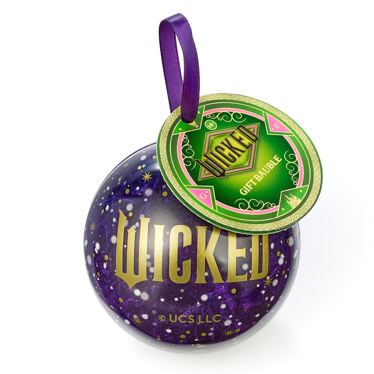 Wicked Elphaba & Blue Shiz University Gift Bauble with Necklace Inside