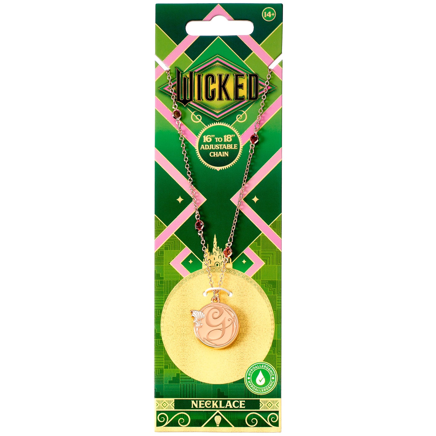 Wicked Glinda Logo Necklace