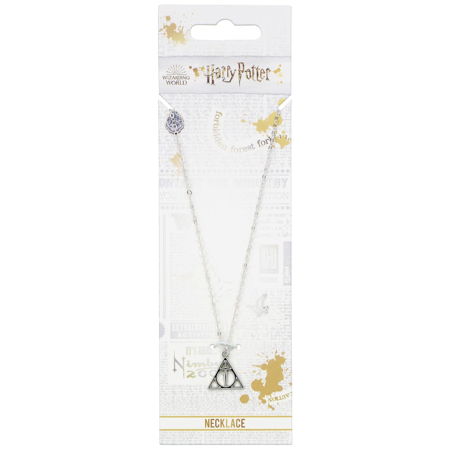 Harry Potter  Deathly Hallows Necklace - Silver