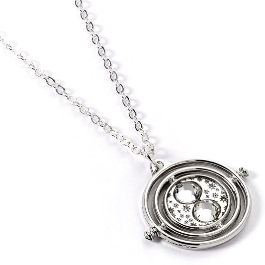 Harry Potter Silver Tone Time Turner Necklace - Silver