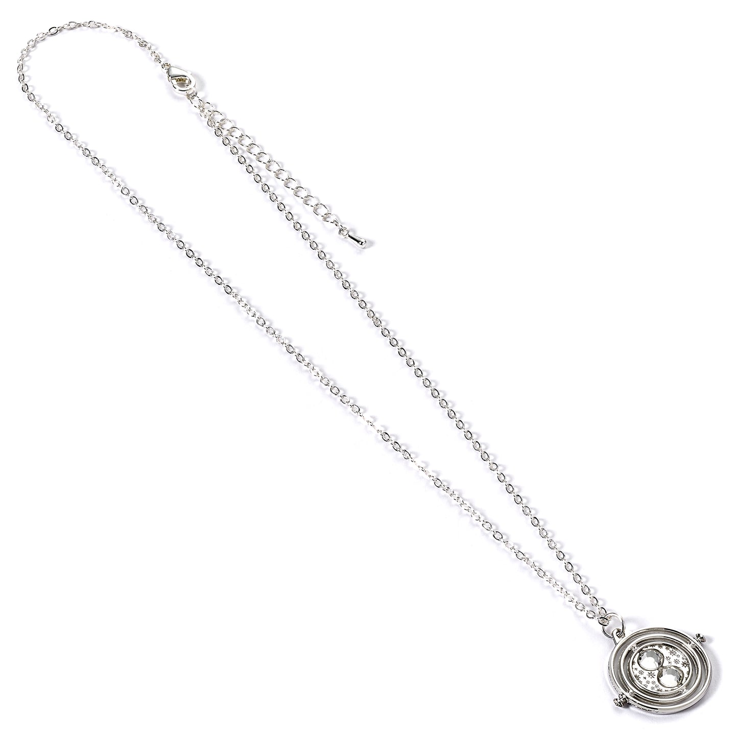 Harry Potter Silver Tone Time Turner Necklace - Silver