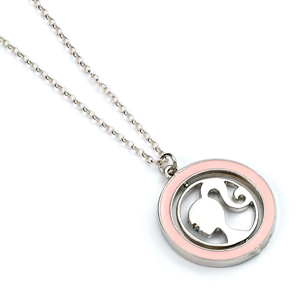 Barbie Spinning Silhouette Necklace