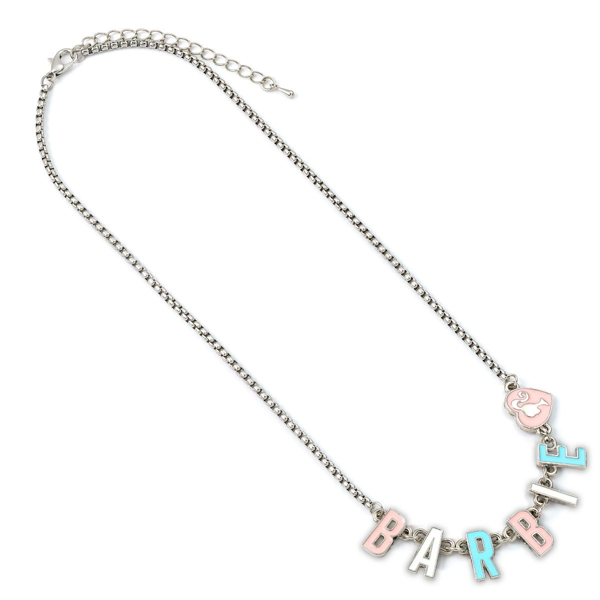Barbie Enamel Letter Name Necklace