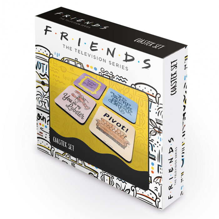 Friends The TV Show Quotes Coaster Set