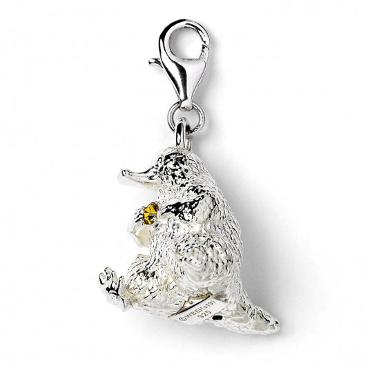 Fantastic Beasts Niffler Clip On Charm with Crystal - Silver