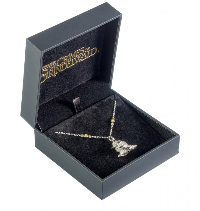 Fantastic beasts Niffler Necklace with Crystal - Silver