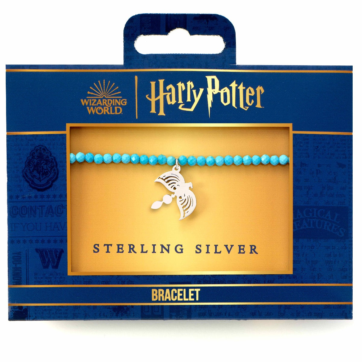 Harry Potter Crystal Bracelet & Sterling Silver Diadem Charm