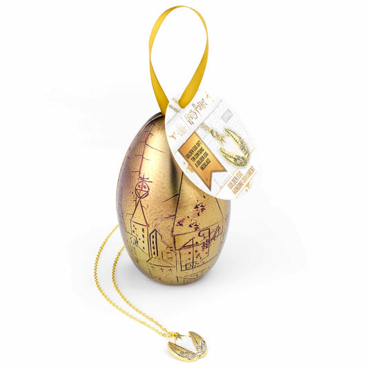 Harry Potter Golden Egg Hanging Ornament with Necklace