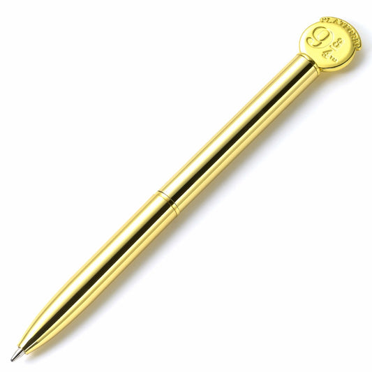 Harry Potter Platform 9 3/4 Metallic Pen - Gold