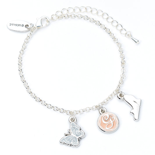 Wicked For Good Glinda Icons Charm Bracelet