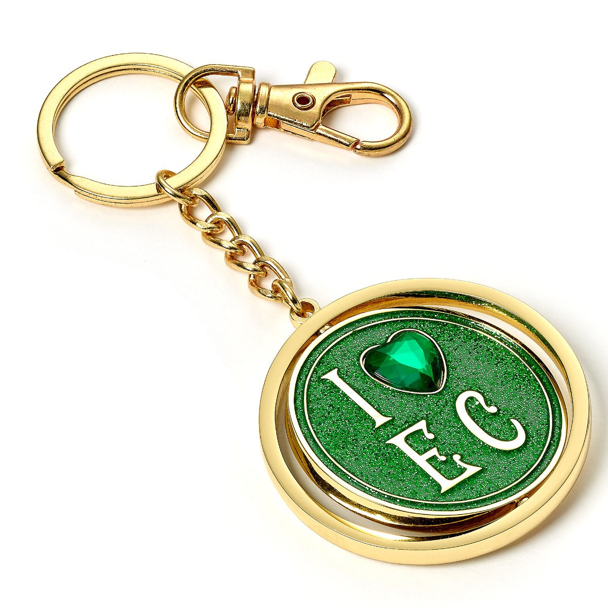 Wicked I love Emerald City Spinning Keyring