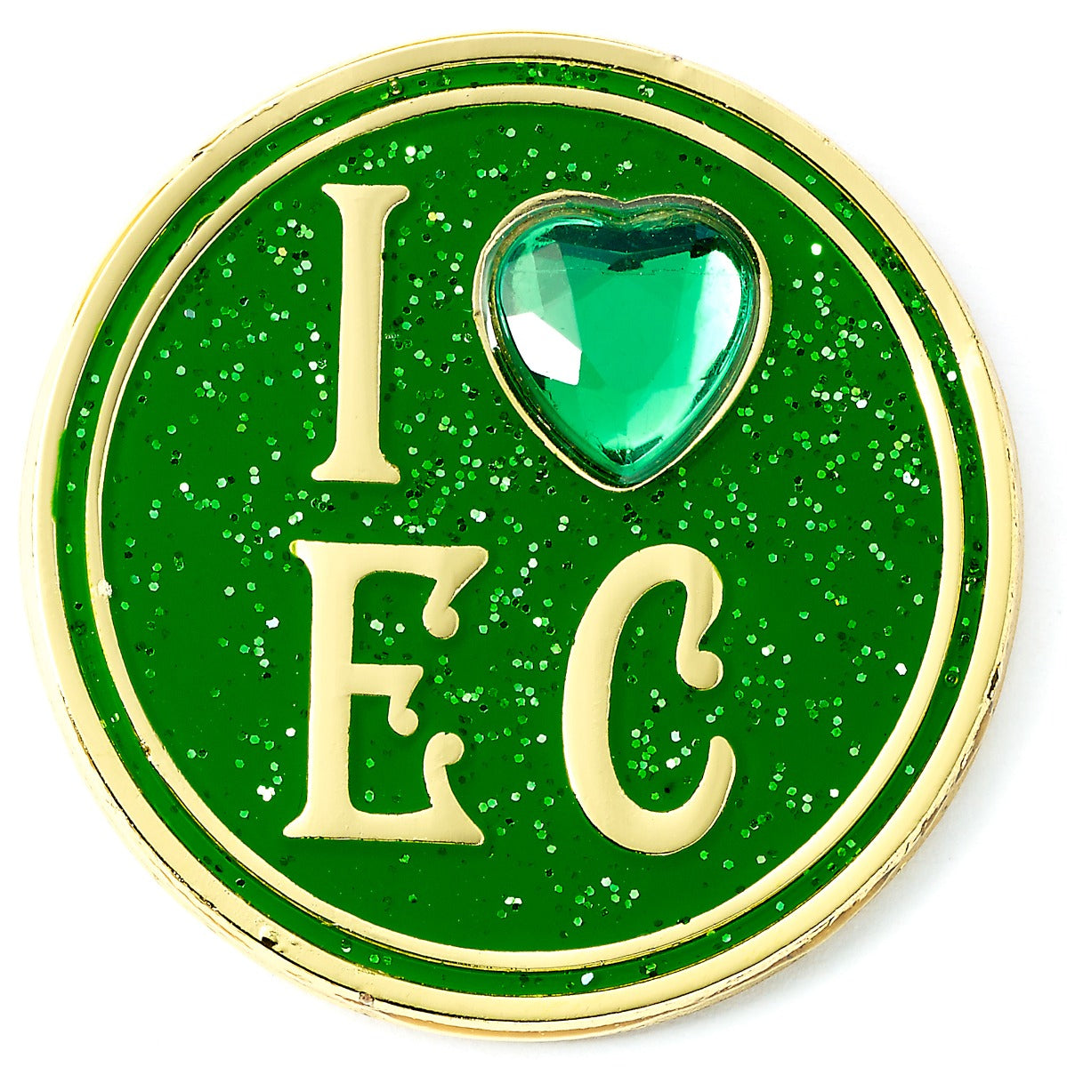 Wicked I Love Emerald City Pin Badge