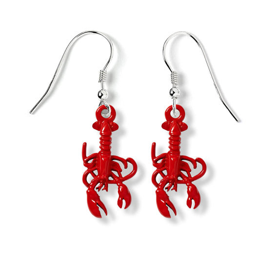 Boucles d'oreilles pendantes homard 3D Friends the TV Series - Rouge