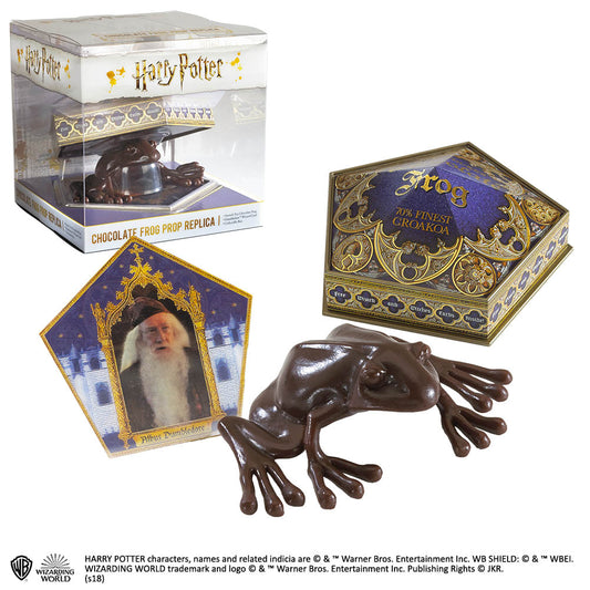 Réplique d'accessoire de grenouille en chocolat Harry Potter - Marron