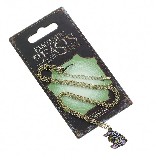 Fantastic Beasts Enamel Niffler Necklace - Brass