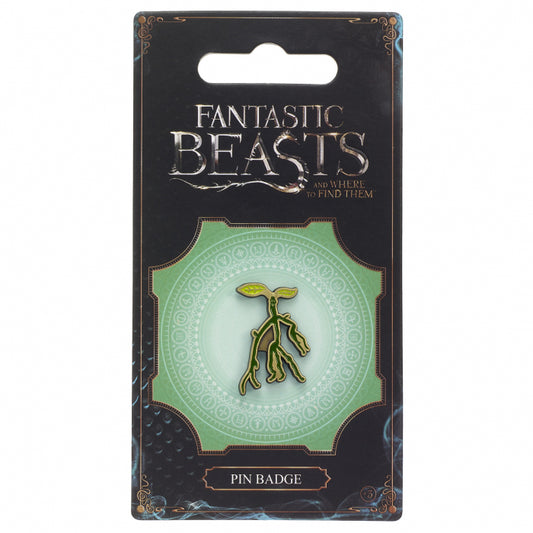 Fantastic Beasts Bowtruckle Pin Badge - Green
