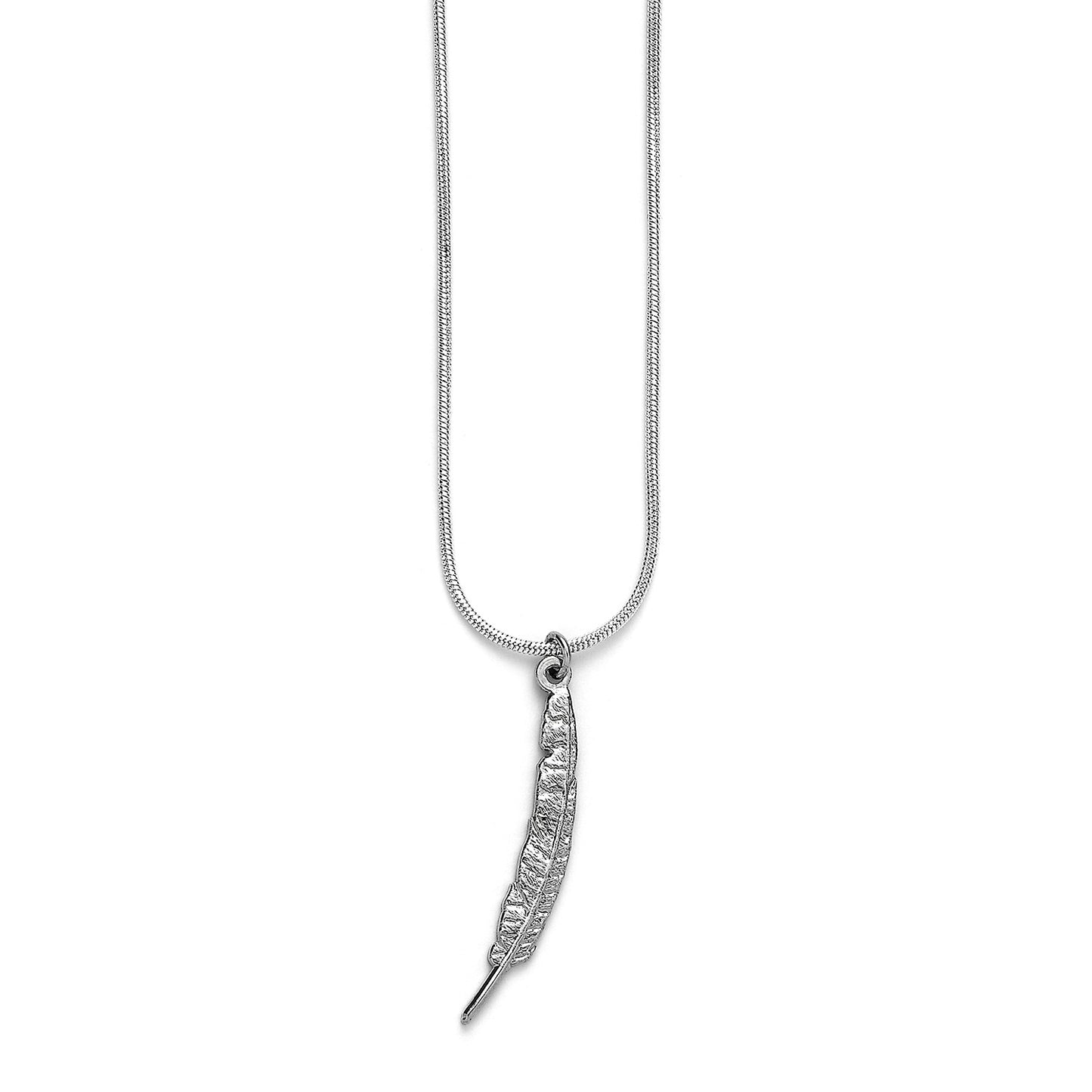 Harry Potter  Feather Quill Necklace - Silver