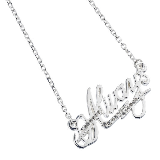 Harry Potter Always Necklace Embellished with Crystals - Sterling Silver