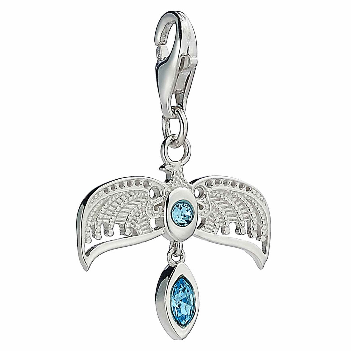 Harry Potter Sterling Silver Diadem Clip on Charm With Crystals - Silver