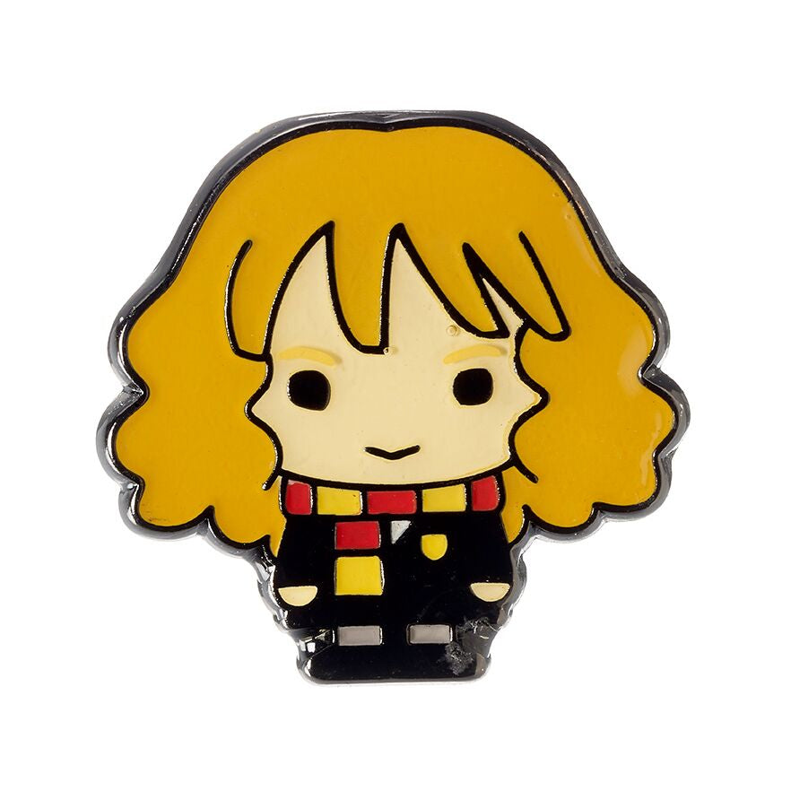 Harry Potter Hermione Granger Chibi Style Pin Badge - Yellow