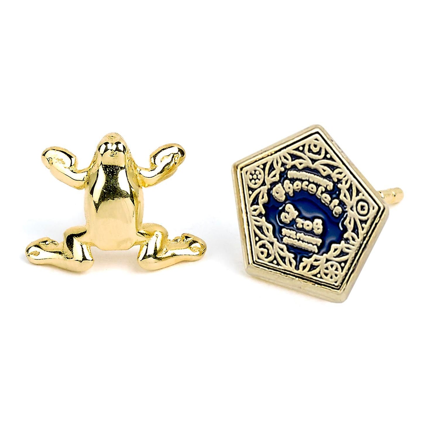 Harry Potter  Chocolate Frog and Box Stud Earrings - Silver